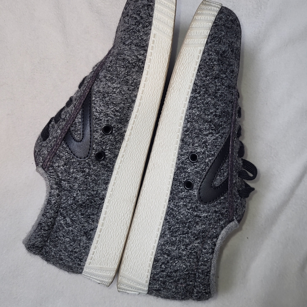 Tretorn Nylite Wool Sneakers Women's Size 9 Dappled Gray Comfort - Picture 5 of 10